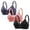 Blue+Pink+Black, variant on Hjlmsx Womens Plus Size Push Up Bra Full Coverage Everyday Bras No Underwire Cotton Mesh Bras