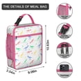 thumbnail image 3 of Dinosaur Lover Insulated Lunch Box Women Reusable Lunch Tote Bag Fit Most Bento Boxes Lunch Box Containers Picnic Beach, 3 of 6