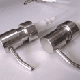 thumbnail image 1 of 10 Pcs Pompe à Savon en Acier Inoxydable Remplacement 28 Dents Buses de Bouteille en Métal Tête de Distributeur de Lotion, 1 of 5