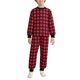 thumbnail image 2 of Conjuntos de pijamas a juego para la familia INSPIRE CHIC, de manga larga y pantalones de búfalo, ropa de dormir navideña de 2 piezas XL roja ["Niños y Niñas"], 2 of 5