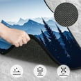 thumbnail image 3 of KAKALAD Mountain Landscape Morning In The Mountains Blue Car Floor Mats 4PC Set Carpet Protection, Universal Fit for Car SUV VA & Truck, Vehicle Front & Rear, 3 of 7