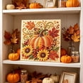 thumbnail image 6 of JWZZYD Autumn Pearl Painting Kit, Fall Diamond Art Pumpkins Bead Crafts Home Decor for Adults, 3D Sparkling Animals Artwork with Frame Seasonal Wall Art Beginner DIY Party Gift(Pumpkin), 6 of 6