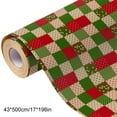 thumbnail image 3 of Christmas Themed Wrapping Paper Roll - 17x196 in Festive Gift Wrap for Holiday Presents, 3 of 6