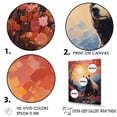 thumbnail image 5 of Designart "Grizzly Bear In Ethereal Escape" Animals Bear Picture Framed Wall Art Living Room, 5 of 5