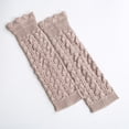 thumbnail image 3 of HUPOM 1 Pair Socks for Women Summer Clearance Fashion Mid-Calf Breathable Trouser Socks Beige Size 23-25cm, 3 of 3