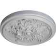 thumbnail image 3 of Ekena Millwork 14 1/2"OD x 2 3/4"P Katheryn Ceiling Medallion (Fits Canopies up to 2 1/8"), Hand-Painted Frost, 3 of 6