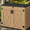 Brown, variant on Dextrus 35 Cu ft Outdoor Horizontal Storage Shed with x-Shaped Lockable Door, Weather Resistant Resin Tool Shed