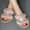 Khaki, variant on Deals ABPWLY Women's Summer Suede Home Shoes Indoor and Outdoor Flash Drilling Slippers