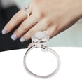 thumbnail image 4 of Anillo De Ansiedad Spinner, Anillo De Alivio De Ansiedad Portátil Chapado En Plata A La Moda Para El Día A Día Para La Hiperactividad ANGGREK HG1412, 4 of 8