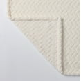 thumbnail image 3 of Kate Aurora Herringbone Shag Ultra Soft & Plush Accent Throw Blanket - 50 in. W x 60 in. L - Ivory, 3 of 4