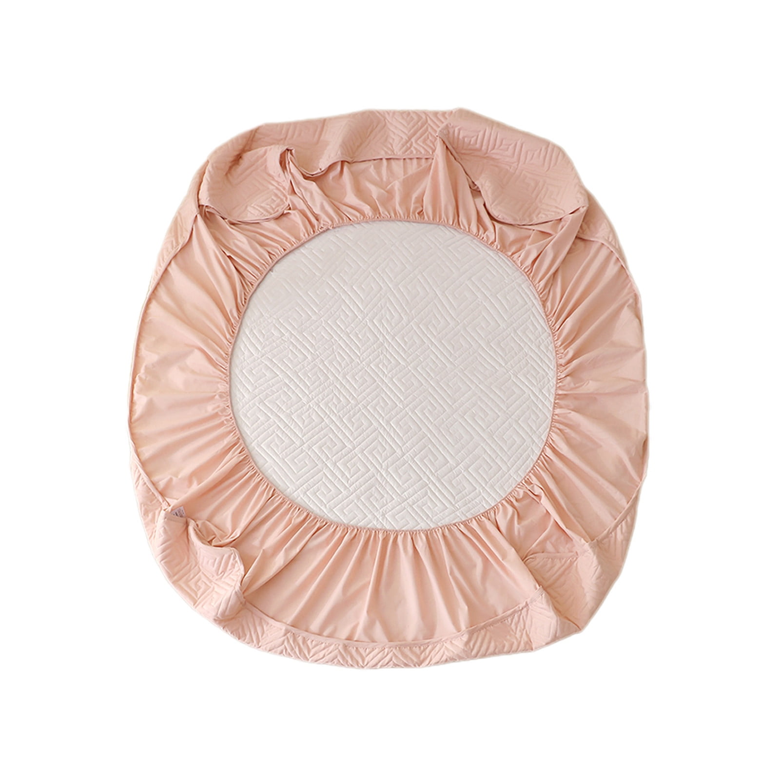 Oggfader Queen Mattress Water Proof Bed Hats Piece Thickened Cotton Mattress Protector Fall And Winter Bedspread Bed Sheet Pink