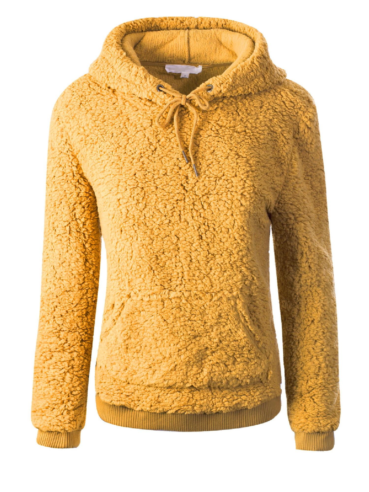 ladies mustard hoodie