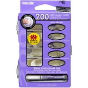 Nailene: 200 Full Cover W/2 Bonus Glues #71071 Artificial Nails