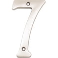 thumbnail image 1 of House Number 7 Stone Harbor Hardware, níquel satinado, 10 cm, 1 of 1
