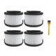 thumbnail image 2 of 4 Pcs Front Filter with Clean Brush for Levoit Vortexiq 40-Rf, 2 of 5