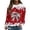 A-Red307, variant on Wxolcjlv Womens Bow Santa Hat Graphic Sweatshirts Long Sleeve Crew Neck Ribbed Knit Tops