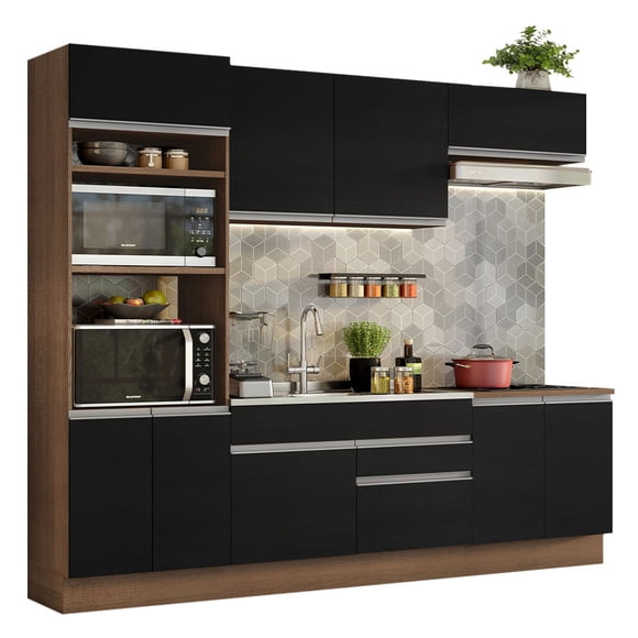 Cocina Integral Completa Modular Madesa Glamy 270cm MN 13
