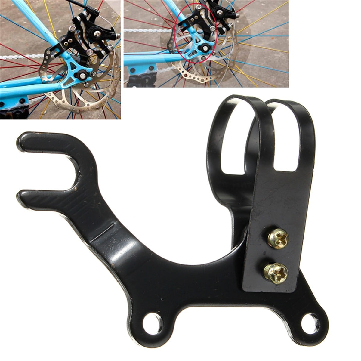 Universal Bicycle Bike MTB Disc Brake Bracket Frame Adaptor Mounting Holder