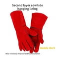 thumbnail image 2 of Welding Gloves Heat Resistant For Cooking/Baking/Fireplace/Animal Handling/BBQ 33cm Wear Resistant High Temperature ,Durability and Dexterity, 2 of 5
