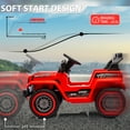 thumbnail image 4 of Kids Ride On Truck Car, 12V Battery Powered Electric Vehicles Toy w/Parent Remote Control, Spring Suspension, 3 Speeds, LED Lights, Music & Horn, Electric Cars for Kids, Gift for Boy Girl, 4 of 6