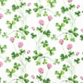 thumbnail image 3 of Martha Stewart Clover Medow Kitchen Towel Set, 16"x28", White/Green, Set of 3, 3 of 7