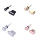 thumbnail image 3 of Cateissary 3,5mm 2 unids/set puerto de carga + puerto de auriculares enchufe de polvo reemplazo Universal para teléfono móvil Android tapón de Teléfono y Comunicación oro, 3 of 6