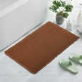 thumbnail image 2 of Upgraded Waffle Bath Mat, Super Absorbent Non Slip Bath Mats for Bathroom Floor, Machine Washable Bathroom Rugs with Tassels, Rubber Backed Bathroom Mats, Coffee, 2 of 12