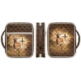 thumbnail image 6 of FOR U DESIGNS Antelope Cross Print Bible Cover Case for Women Men Carrying Organizer Bag Washable Bible Journaling Supplies Quilted Handbag Church Bag Bible Protective, 6 of 7