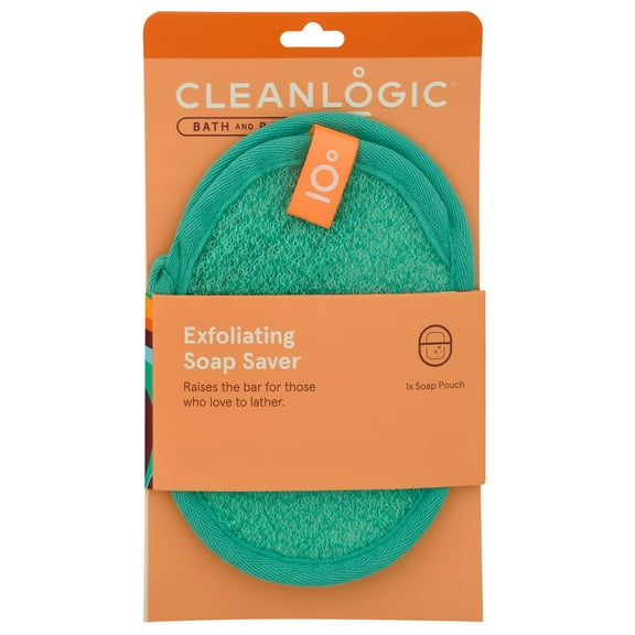 Pack Of 2 Cleanlogic Bath & Body Exfoliating Soap Saver - Each (Packaging May Vary)