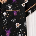 thumbnail image 6 of CONZONE Halloween Pajamas for Girls Graphic Pjs Set Hallowmas Jammies Short Sleeve Button Down Shirts Shorts 2 Piece Sleepwear Loungewear for Kids, 6 of 8