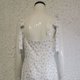 thumbnail image 5 of Vestido de mujer con tirantes finos, espalda descubierta, estampado floral asimétrico, vestidos con cordón de playa de división alta, 5 of 8