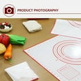thumbnail image 3 of Silicone Baking Mat Dough Maker Pad with Measurements Non-slip Non-stick Rolling Pastry Mat for Kitchen Birthday Wedding Party, 3 of 8