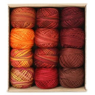 Valdani Variegated Hand Dyed Perle Cotton Thread, Backyard Turkey Red - A  Threaded Needle