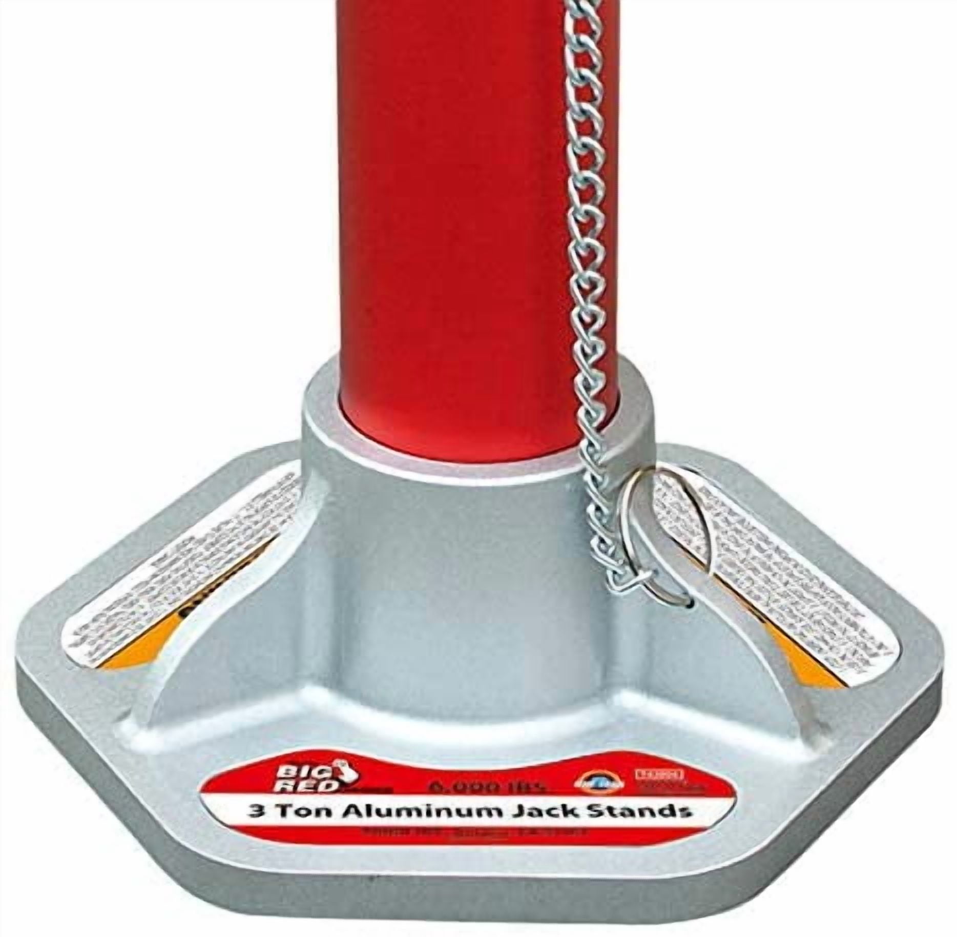 Torin BIG RED 3 Ton Aluminum 1 Pair Jack Stands,DMT43004