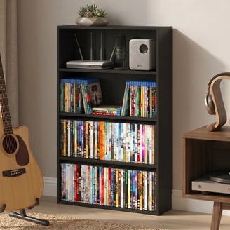 SKYSHALO Media Organizer Cabinet, 9-Tier DVD Rack for 756 CDs