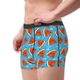 thumbnail image 3 of Bingfone Cartoon Watermelon Men's Underwear - Casual Stretch Boxer Briefs-XX-Large, 3 of 7