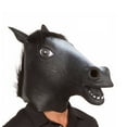 thumbnail image 4 of TERGAYEE Funny Halloween Horse Head Mask - Good For Costume Parties Pranks Comedy Skits Unique Equine-Inspired Face Cover For A Laugh-Filled Night Holiday Decor, 4 of 6
