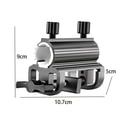 thumbnail image 3 of jinwen Parasol Decking Holding Bracket Rod Rack for Garden Fence Outside Work Boats Gray, 3 of 9