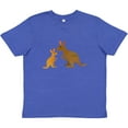 thumbnail image 3 of Inktastic Kangaroo Family Youth T-Shirt, 3 of 5
