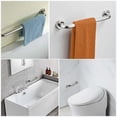 thumbnail image 2 of Barra de apoyo de pared robusta de acero inoxidable, manija de baño, baño, WC, barra de apoyo de seguridad para niños mayores discapacitados (30 cm), 2 of 5