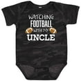 thumbnail image 3 of Inktastic Watching Football with My Uncle Boys or Girls Baby Bodysuit, 3 of 5