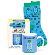 Mr Men Mens Mr Grumpy Mug and Sock Set