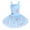 Blue, variant on IBTOM CASTLE Kid Girls Butterfly Sequins Camisole Ballet Dance Dress Glitter Ruffle Tutu Skirt Dancewear