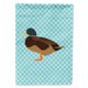 thumbnail image 1 of "Treasures BB8041GF Silver Bantam Duck Blue Check Garden Flag, tamaño, multicolor" Caroline's Treasures BB8041GF, 1 of 1