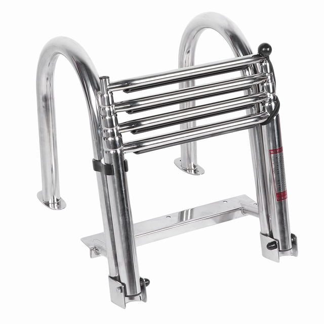 Swim Ladder, Boat Ladder Non-slip Heavy Duty With 2 Handrails For Marine For Boat For Swimming For Yacht