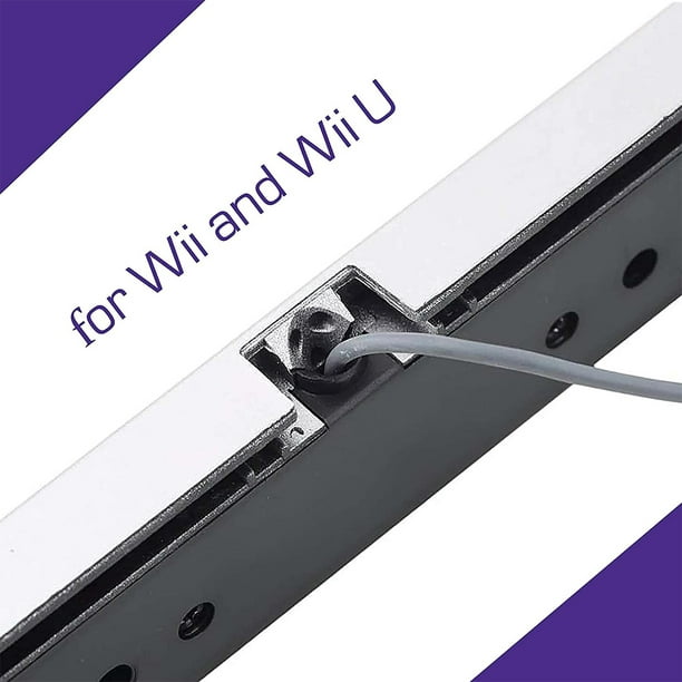 Barre de capteur de mouvement infrarouge filaire pour console de jeu Wii