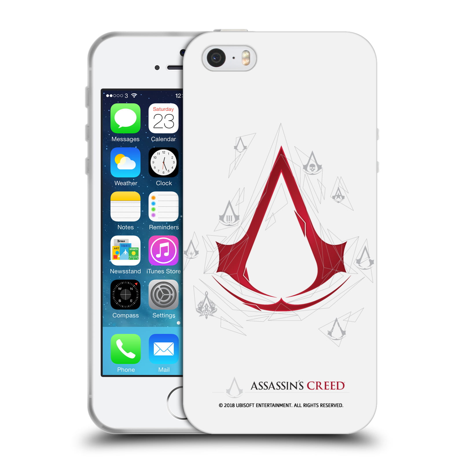 Beenmerg salto Fruitig Head Case Designs Officially Licensed Assassin's Creed Legacy Logo  Geometric White Soft Gel Case Compatible with Apple iPhone 5 / 5s / iPhone  SE 2016 - Walmart.com
