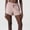 Beige, variant on Daiosportswear Women'S Lightweight Workout Shorts 2 In 1 Running Yoga Gym with Inner Biker Pockets,Shorts for Women