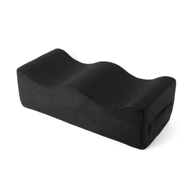 Cojín de asiento recuperación postoperatoria levantamiento de cadera cojín de asiento de coche desmontable para dolor de coxis silla de oficina negro