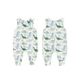 thumbnail image 3 of Aojekbee Baby Boys Romper Overalls Casual Summer Dinosaur/Truck Print Sleeveless Jumpsuit for Newborn Toddler Cute Clothes, 3 of 10